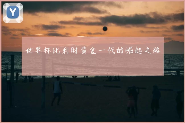 世界杯比利时黄金一代的崛起之路