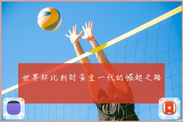 世界杯比利时黄金一代的崛起之路