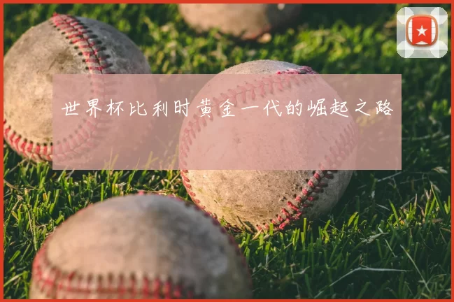 世界杯比利时黄金一代的崛起之路