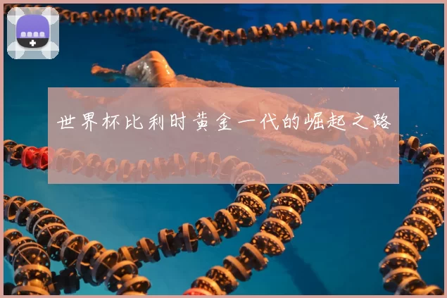 世界杯比利时黄金一代的崛起之路